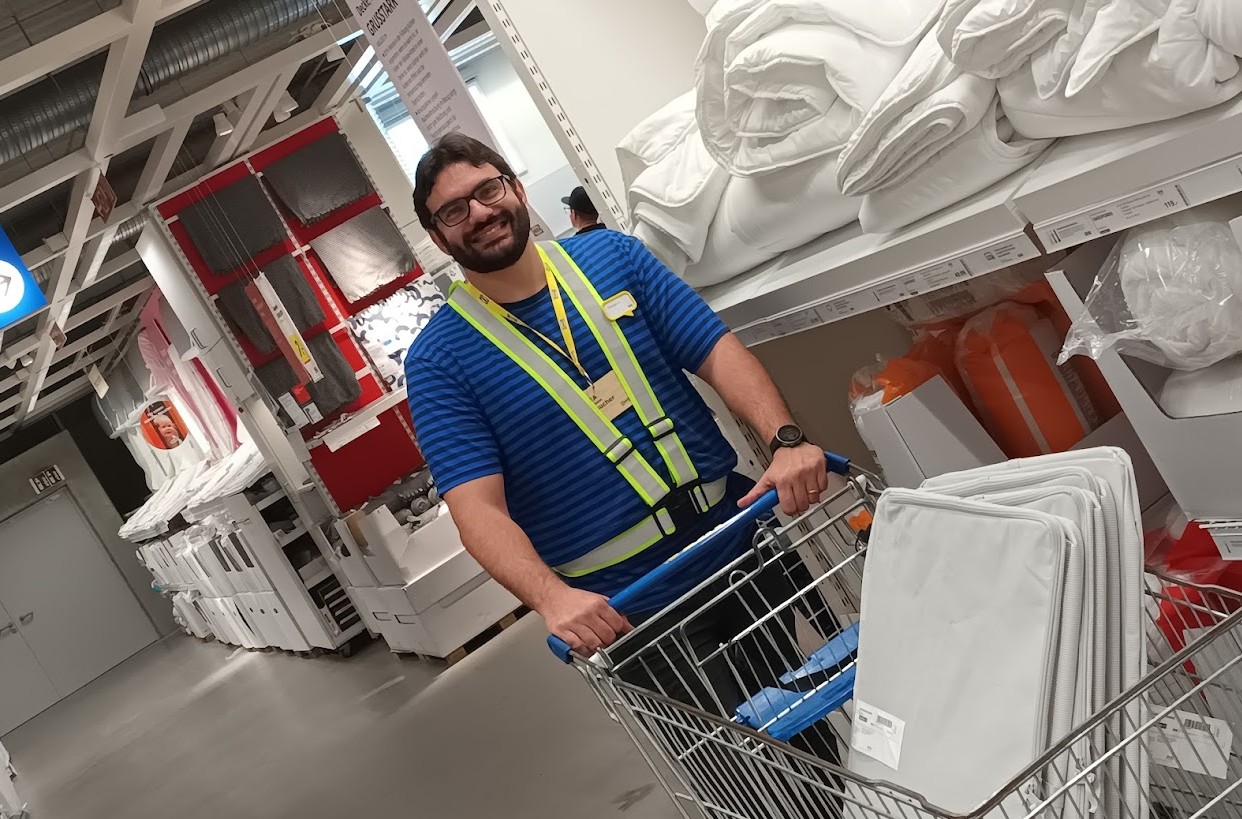 Donato al lavoro da IKEA
